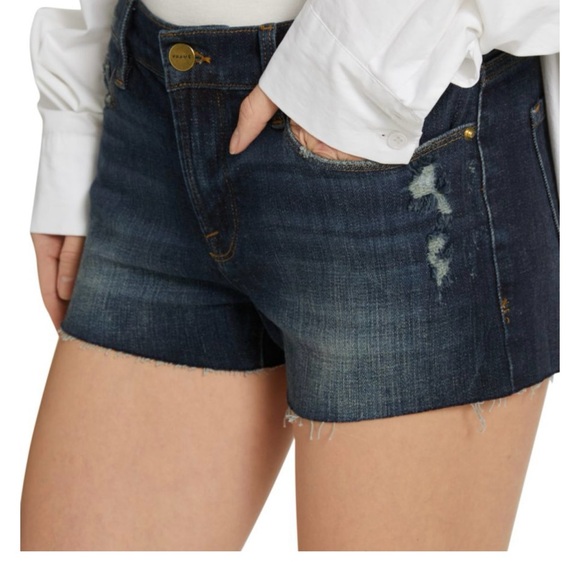 NWT FRAME Size 30 Le Cut Off Denim Shorts - Picture 4 of 9